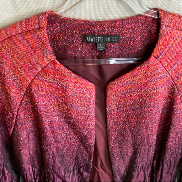 Lafayette 148 Tweed Duster Jacket - Picture 4 of 10